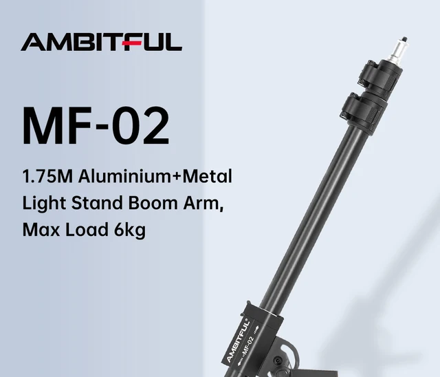 AMBITFUL MF-02 70-175cm Aluminium Metal Studio Photo Telescopic 
