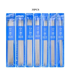 Premium Stainless Steel Double-Pointed Knitting Needles Set (20cm) (3)
