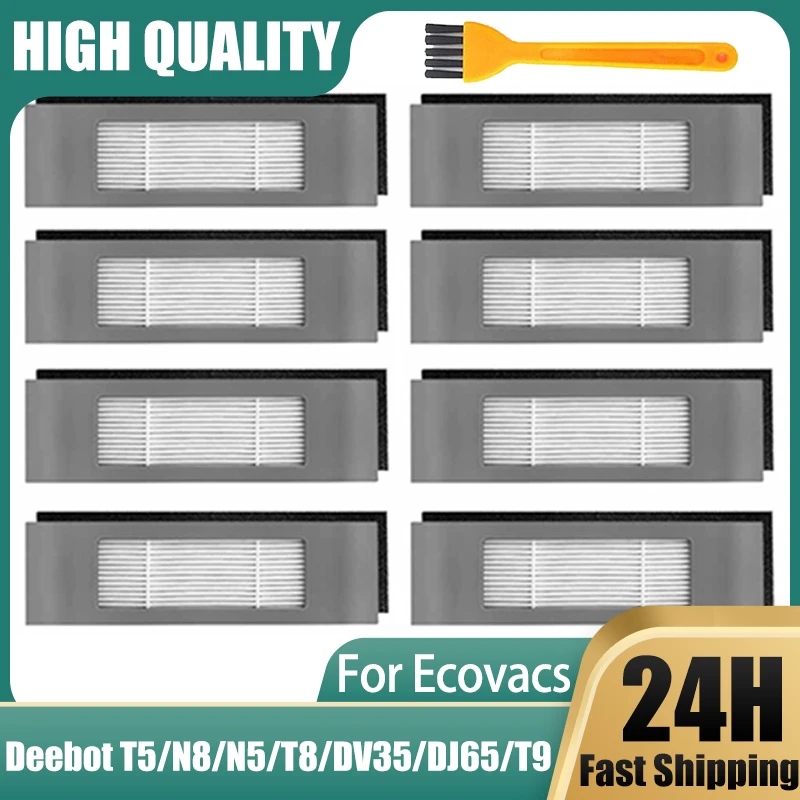 

HEPA Filter for Ecovacs Deebot OZMO 920/950/T5/T8/T9/T8 AIVI/N7/N8/N8+/N8 Robot Vacuum Cleaner Accessories