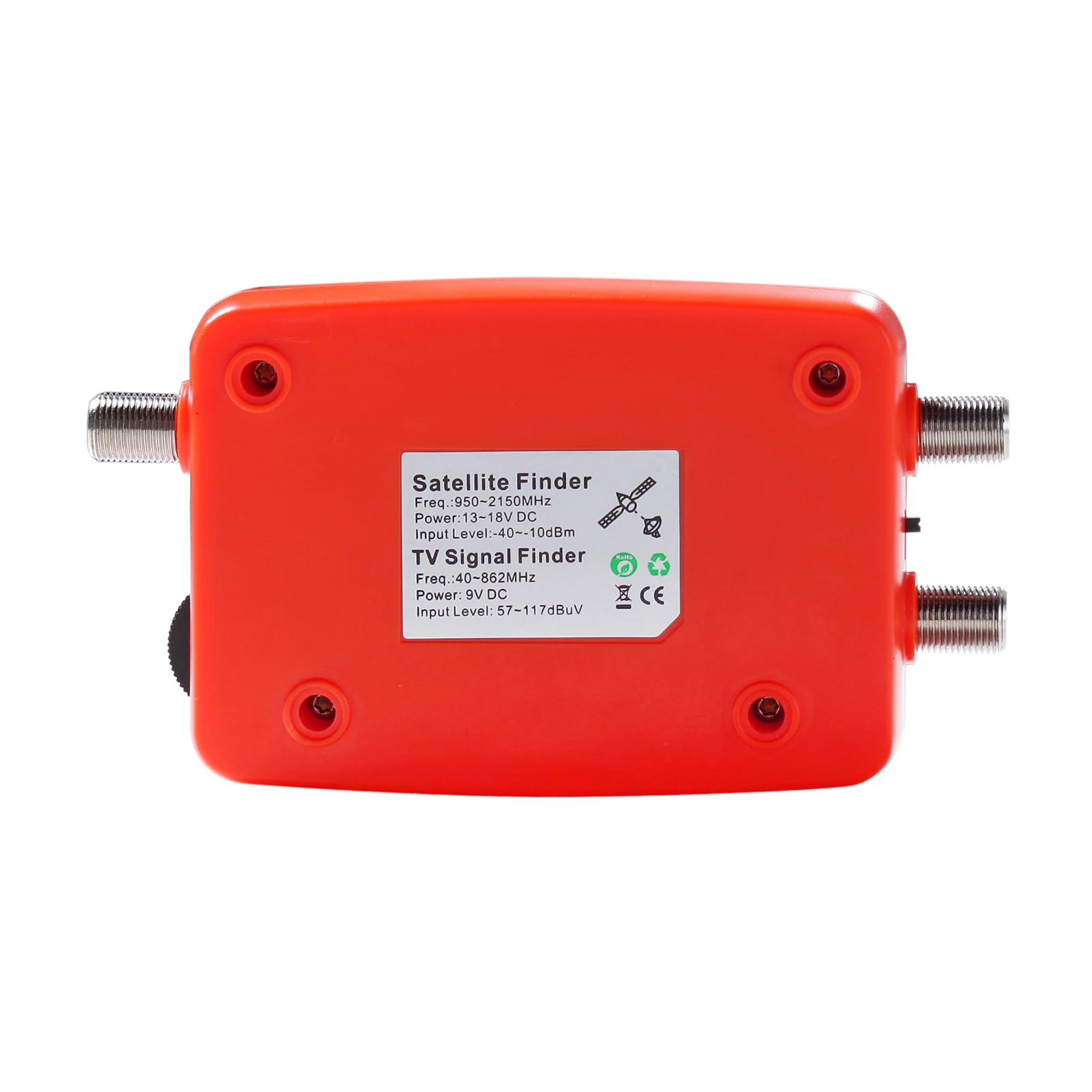 Dual-Function Portable TV and Satellite Signal Strength Meter with Compass and Alarm Buzzer