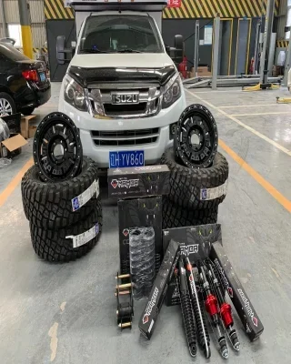 4x4 shock absorber off road 8-9 section damping force adjustment For Toyota Tacoma Hilux with high quality - Image 4