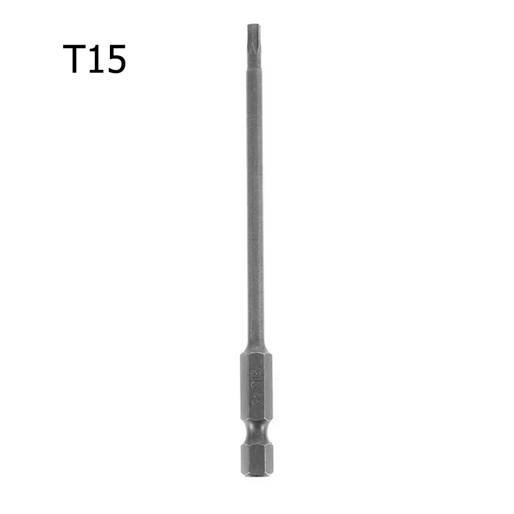 1PC 100mm Lange T8-T40 Magnet Torx Bits Set Elektrische Schraubendreher Kopf T8,T10,T15, t20, T25,T27,T30,T40 Schraubendreher – Detail 24