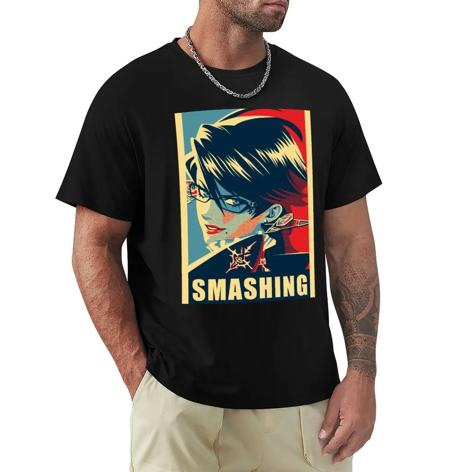 

Smashing T-Shirt Short sleeve tee animal prinfor boys aesthetic clothes t shirts for men graphic