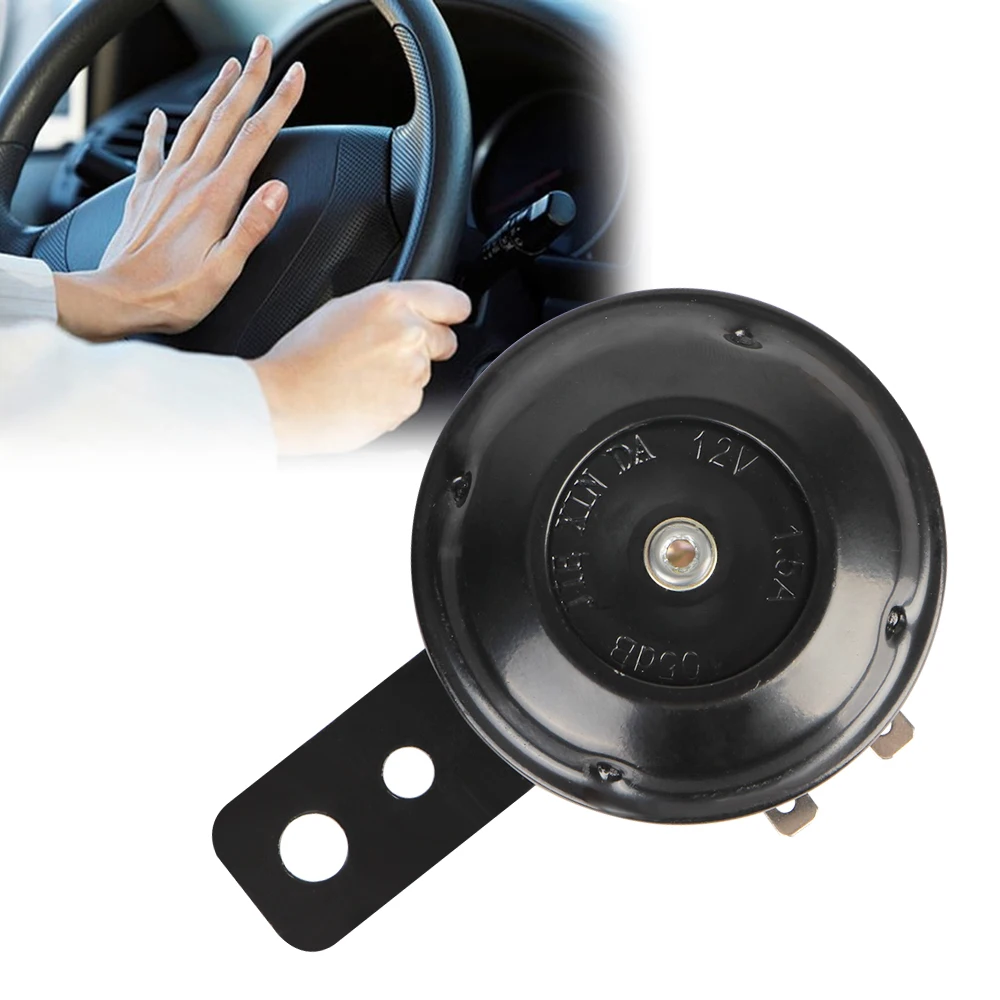 Motorcycle electric horn Waterproof Round Loud Horn Speakers 12V Horn 1.5A 105db Motorcycle Electric Kit Signal for Motorcycle Universal