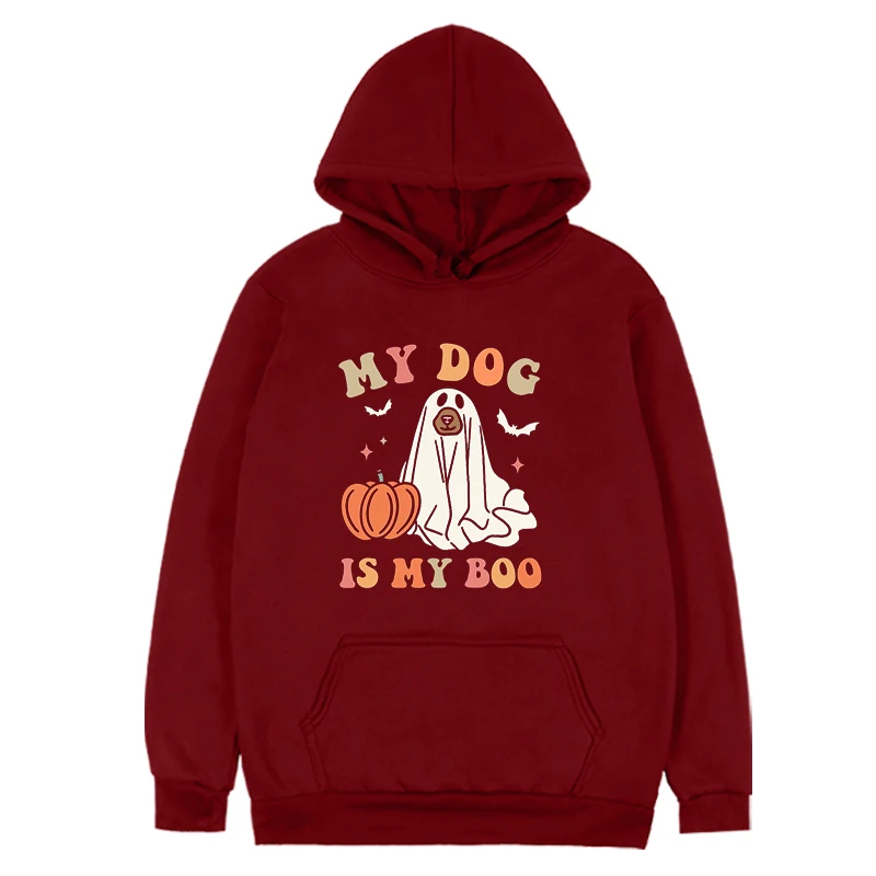 Boo Sweatshirt Mom Hoodies Dog Lover Clothes Halloween Dog Sweatshirt Funny Halloween Hoodie Aesthetic