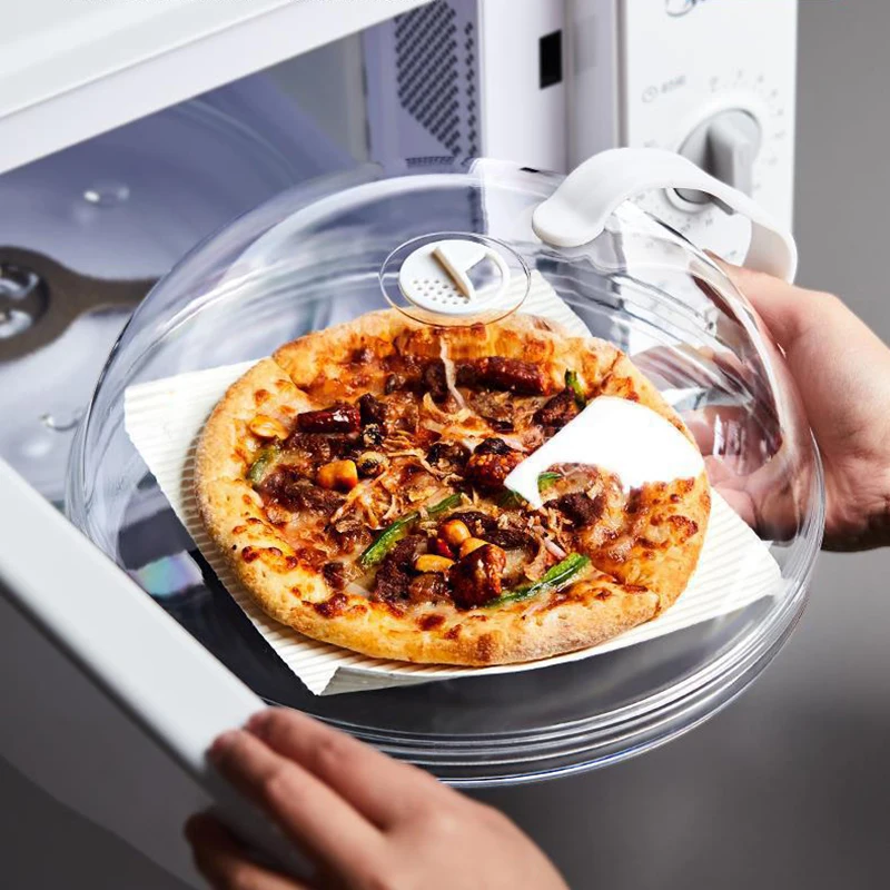 

Microwave Oven Splash Oil Proof Cover Kitchen Anti-Oil Dust Cover Food Dishes Fresh Protector for Heating In Microwave Oven