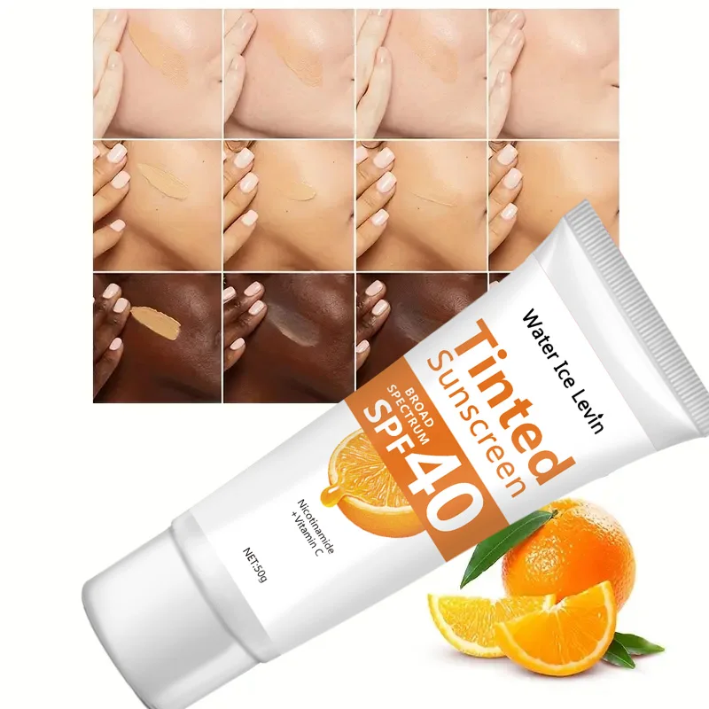 Orange Sonnenschutzcreme Feuchtigkeitsspendend Ölfrei Aufhellend_voghion.com