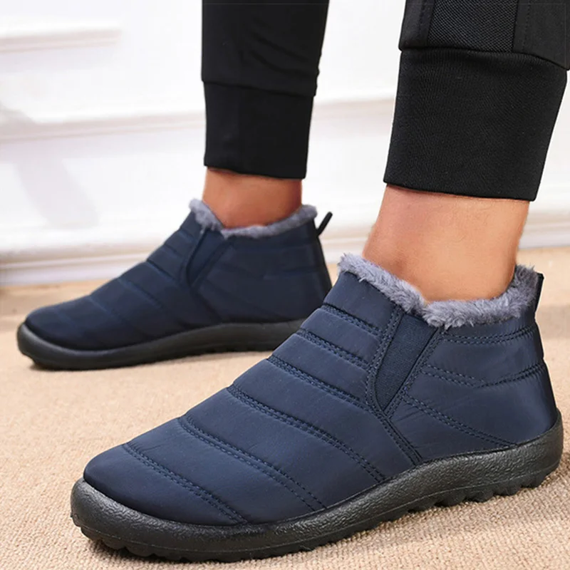 Women's Winter Sneakers Stylish Fur Slip On Casual Shoes
