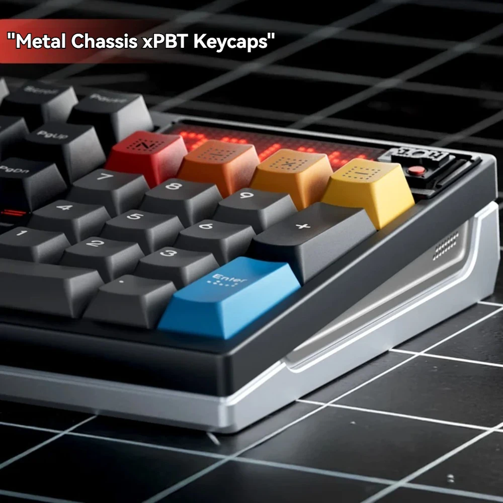 TickType DP104 メカニカルキーボード 2.4g ワイヤレス トリモード RGB