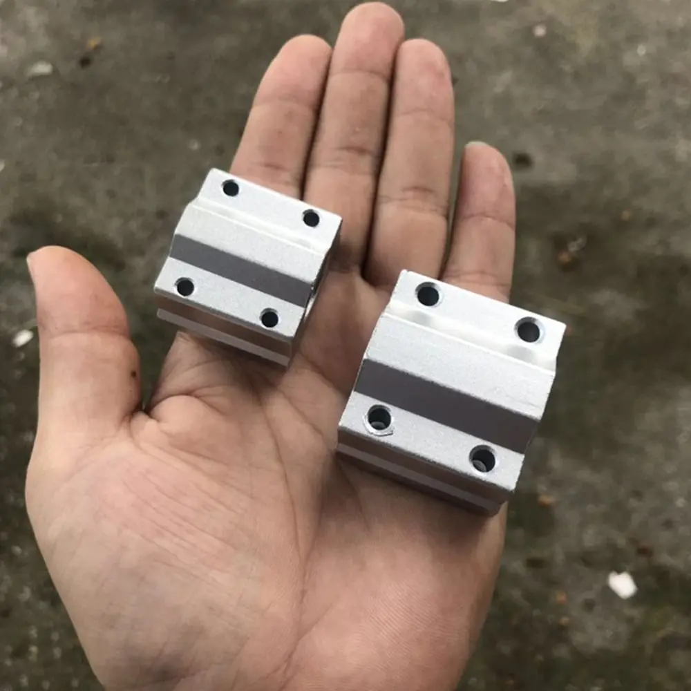 SCS16UU SCS20UU Linearkugellager Aluminium CNC Router Gleitbuchsenblock SCS8UU SCS10UU SCS12UU Leichte Guild-Schienenwelle – Detail 15