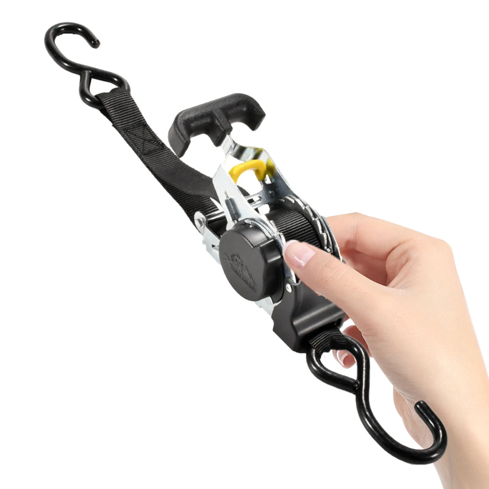 Cargo Straps Luggage Strap Cargo Tie Down Strap Tie Down Straps Lashing Strap Motorcycles Ratchet Strap S Hook Load Trailers Vehicles Boat