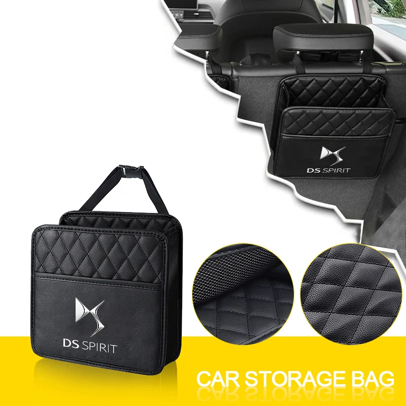 Car Hanging Sedile Posteriore Organizer Storage Box Car Storage Bag Per Ds Spirit 2 3 4 5 6 7 Ds2 Ds3 Ds4 Ds5 Ds6 Ds7 Accessori Auto
