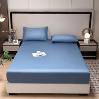 100% Egyptian Cotton Fitted Sheet with Elastic Band Luxury Soft 400TC Bedding Mattress Cover Protector Double Queen King Size 2