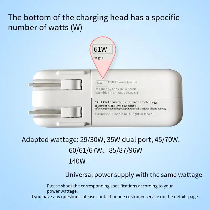 Apple Charger Protective Case, Anti-Drop Power Adapter Storage Case