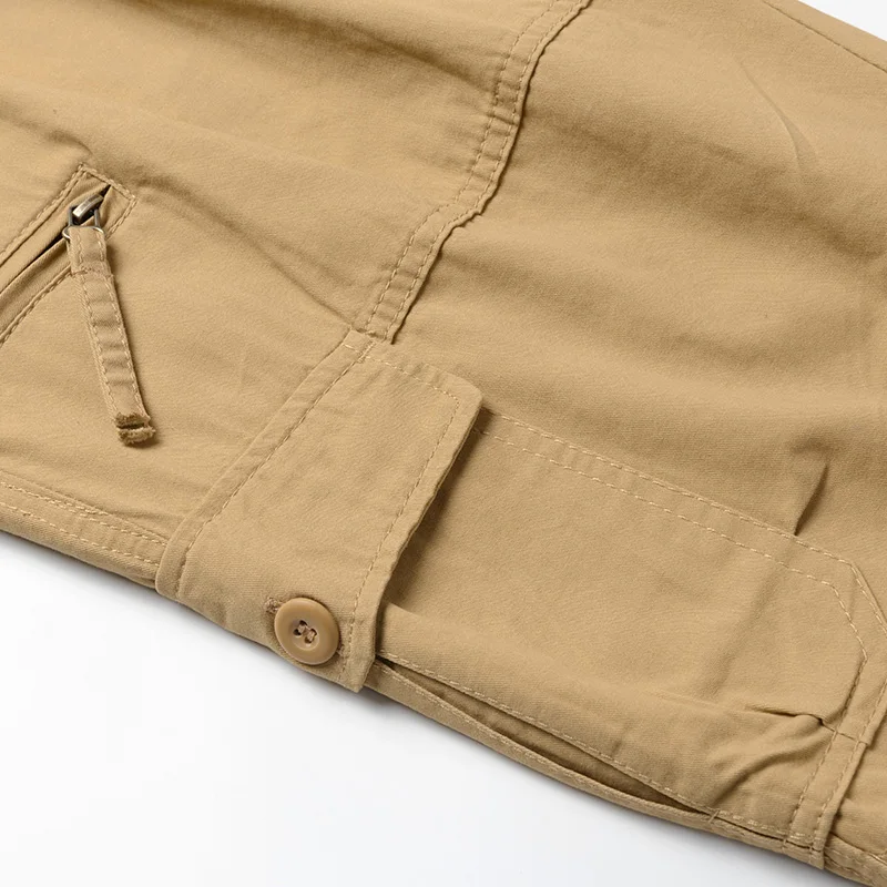 Men Shorts Cargo Athletic Capri Pants Cotton Gym Black Summer Sport Black with Belt Male Casual Stretch Waist Dungaree Trousers