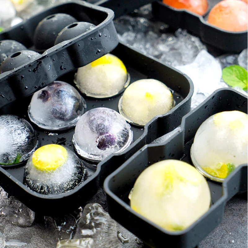 4/15 holes Ice Ball Mold Safe PP Frozen Ice Cube Whiskey Ice Ball Mold  Multi-purpose Ice Tray Flexible Ice Maker Trays-ice Maker - AliExpress