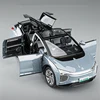 1:24 HiPhi X SUV Alloy New Energy Car Model Diecast Metal Electric Intelligence Vehicles Car Model Sound and Light Kids Toy Gift 1