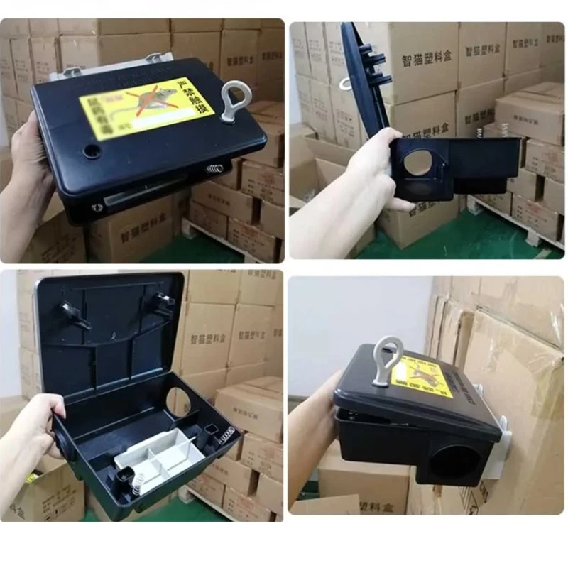 MiceKillerPestControlRatBaitStationPlasticMouseTrapBox