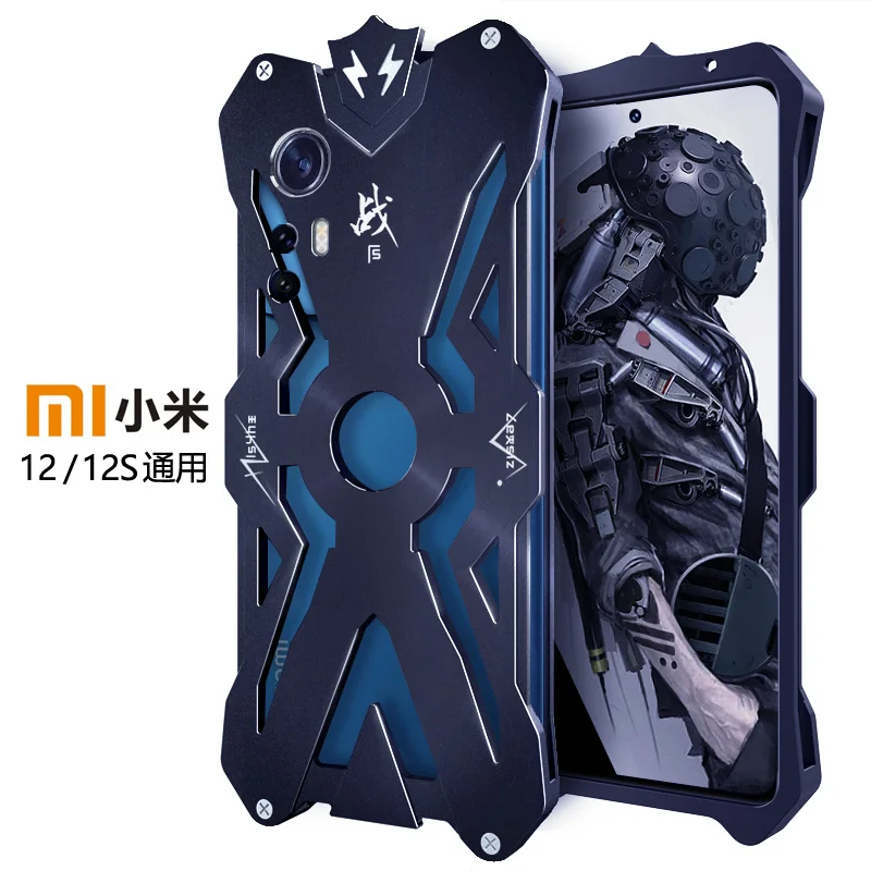 

For Xiaomi Mi 12S 12 Pro Mi 12S Ultra 12X Luxury New Thor Heavy Duty Armor Metal Aluminum Phone Case