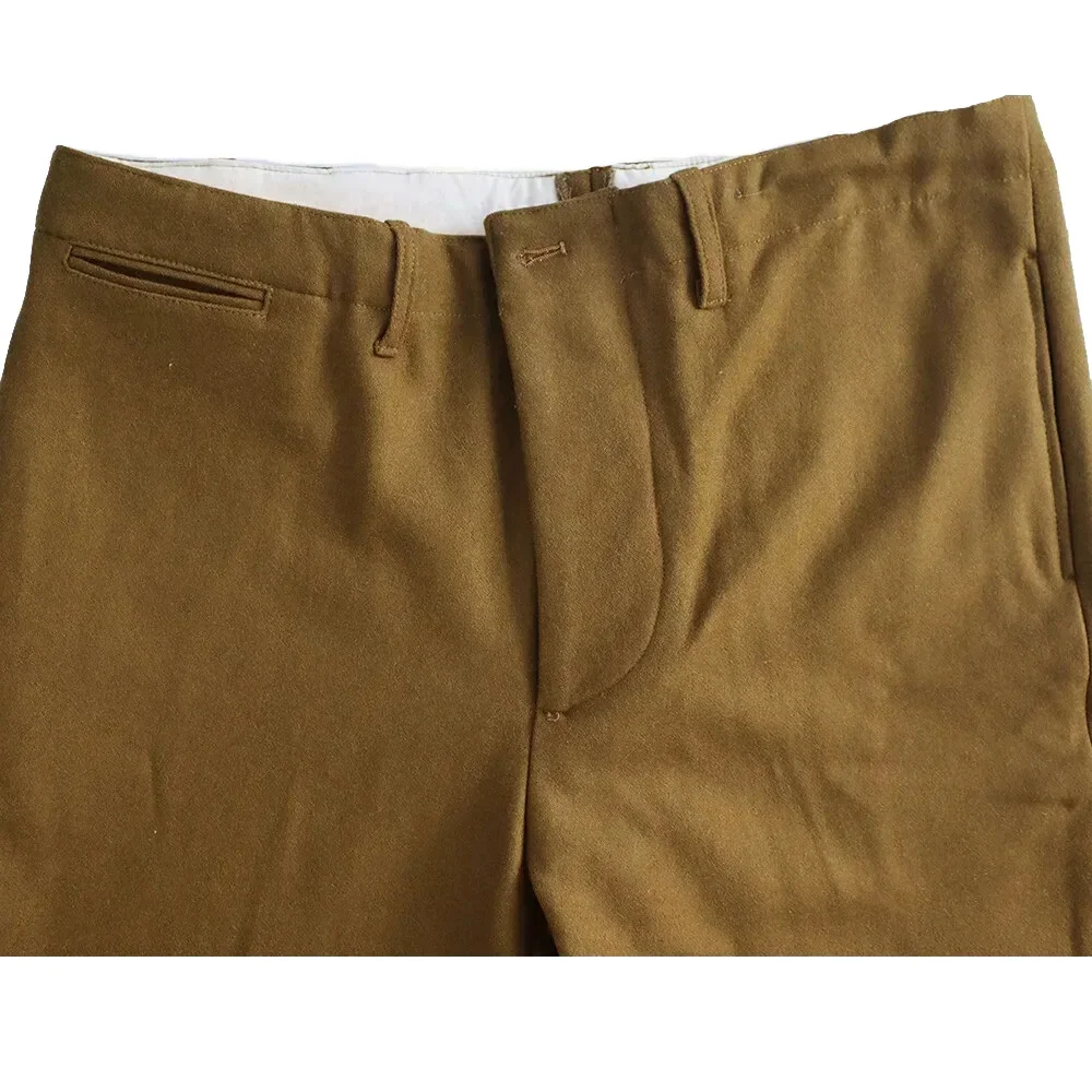 WWII WW2 M37 Pants Uniform US Woolen Cloth Trousers Normandy Landing Retro WW2 Training Uniform Khaki Winter Wear 5