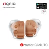 Signia Prompt Click CIC/ITC Computer Programable 8 Channels 4 Programs with Feedback Cancellation for the Deafness Eldly People 1