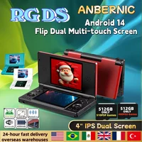 ANBERNIC RG DS Console de jeu portable Flip 4 "IPS double écran multi-touch Android 14 prend en charge RixelHK Wifi Streaming AI RGDS PS2 1