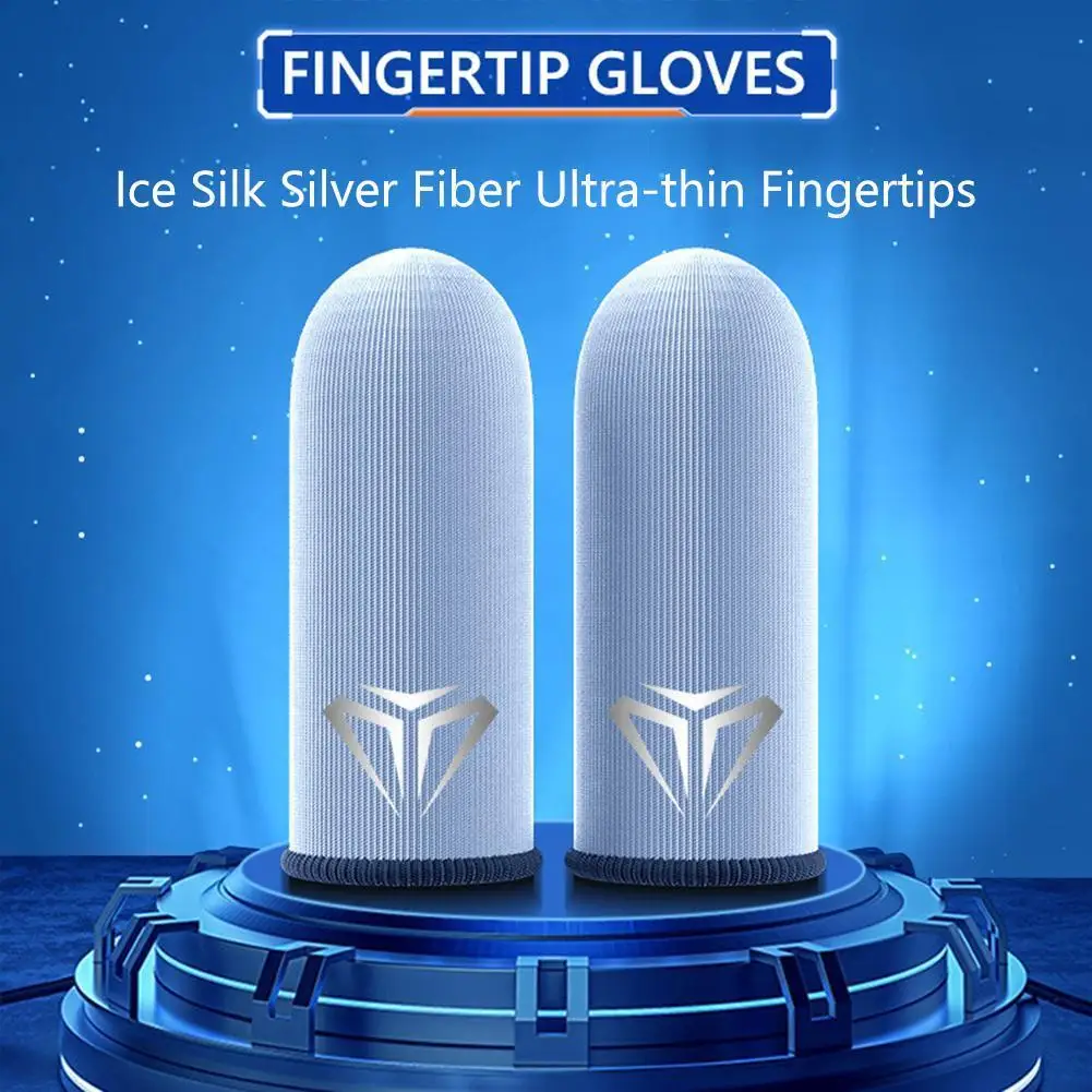 

Phone Gaming Sweat Proof Sensitive Non-Scratch Touch Screen Finger Covers Fingertip Sleeves for PUBG
