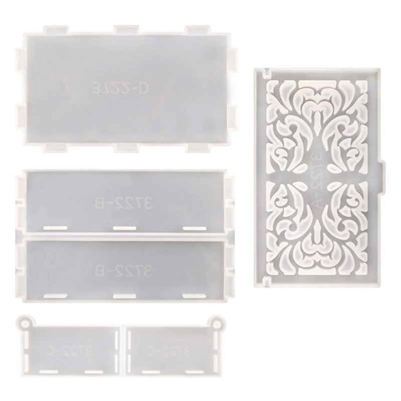 

Коробка для хранения, форма для эпоксидной смолы, держатель для ювелирных изделий, силиконовая форма для DIY ремесел M