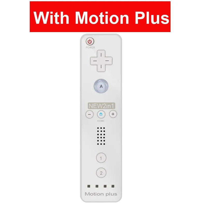 Wireless Remote Gamepad Controller Compatible Nintendo Wii Console Nunchuck Remote Control Joystick Joypad Optional Motion Plus 