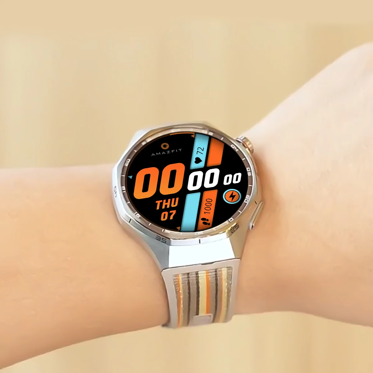 Premium Sports Silicone Nylon Woven Strap for Huawei Watch GT6 Pro 46mm