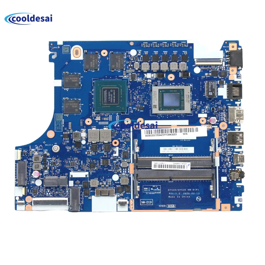 Материнская плата для Lenovo ideapad Gaming 3-15ARH05, материнская плата для ноутбука, NM-D191 W AMD CPU /R5-4600H/R7-4800H и GPU gtx1650 _ 4G