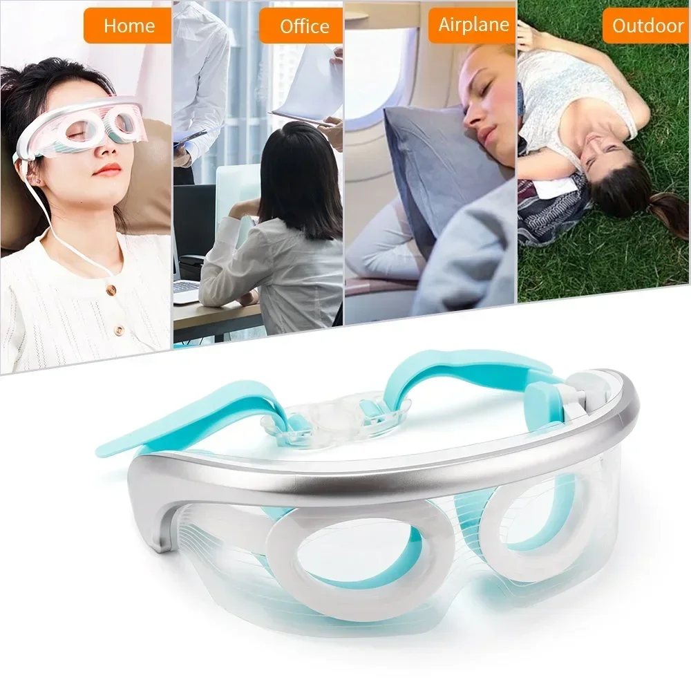 Multi functional eye massager eye protection device fatigue vibration hot compress student eye protection device 6