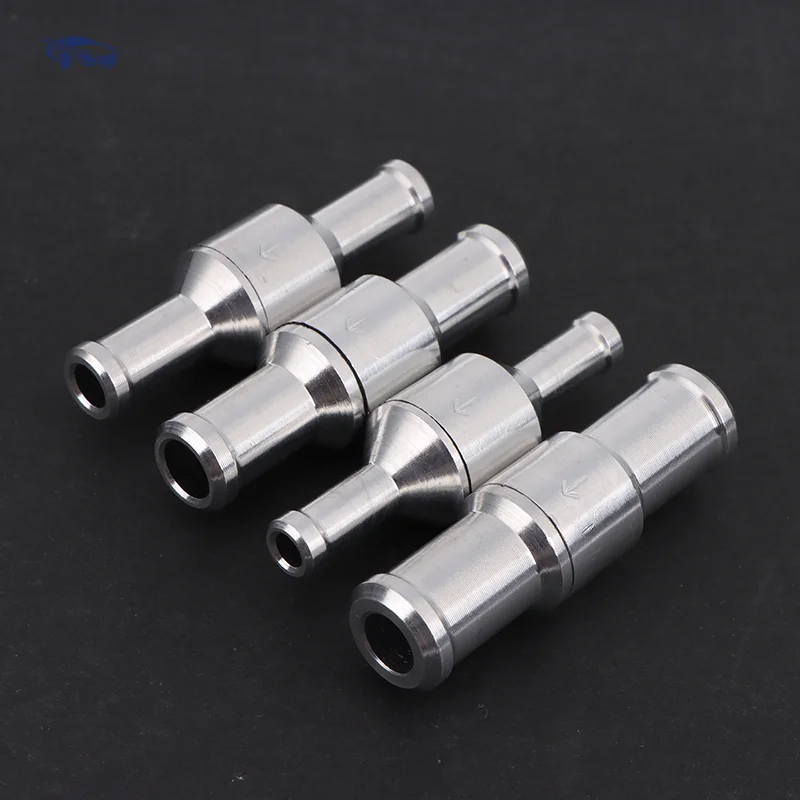 

Fuel Non Return Check Valve Petrol Diesel For Car Automobile Oil Water Pumps 6-12mm Aluminium Alloy One Way Check Valve