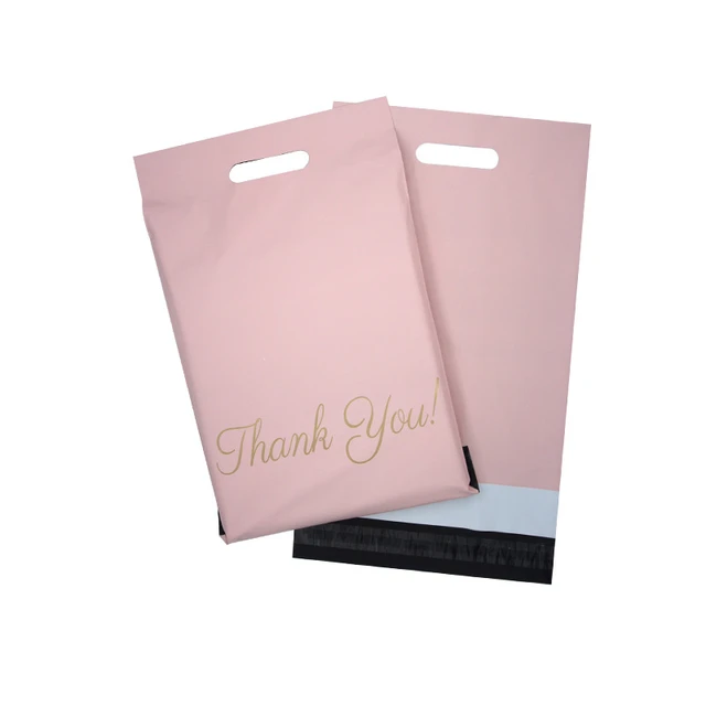 Pink Gift Bags Business, Pink Plastic Packaging Bag