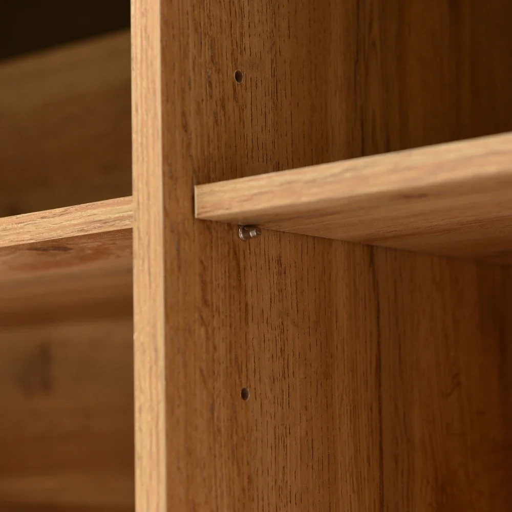 160 x 35 x 76 cm großes modernes Holz-Sideboard mit drei Türen und Regalen, einfache Montage, platzsparendes Design, robust und zuverlässig – Detail 18