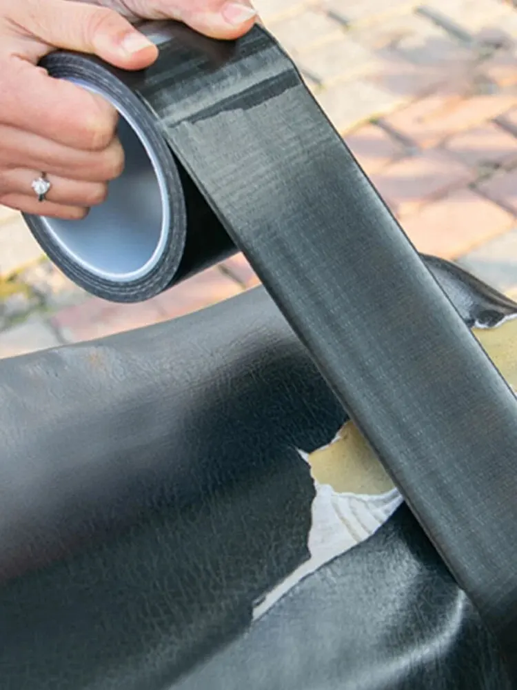Cloth Base Tape High Viscosity Multifunctional Seat Cushion Sofa Chair Black Leather Repair Waterproof Tape leather repair tape leather patch leather repair leather repair patch leather repair material self adhesive leather sticker