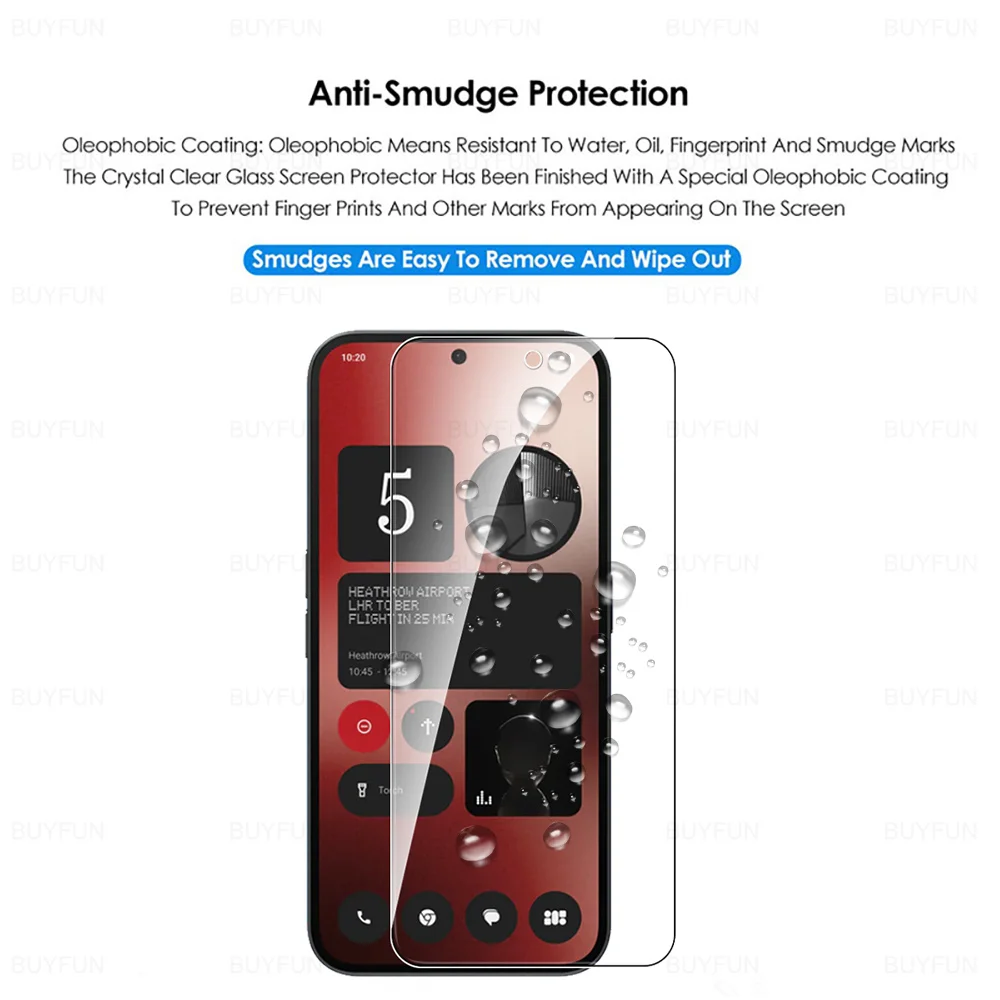 Phone Case Screen Protector Tempered Glass Phone Protector Cover NothingPhone 2a 6in1 For Nothing Phone (2a) 5G HD Camera
