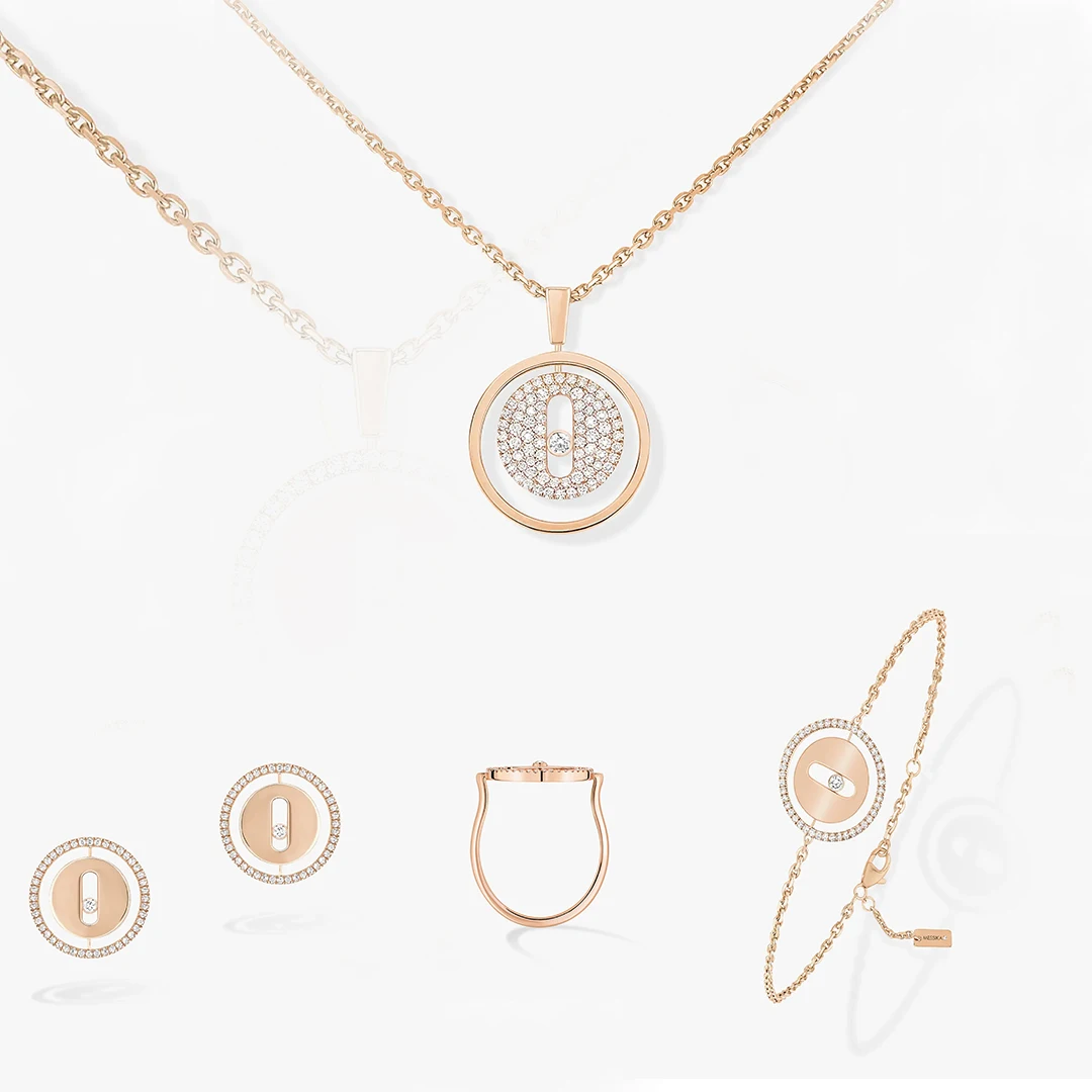 

Classic Luxury Brand 925 Sterling Silver Lucky Move Diamond Ring Earrings Bracelet Necklace Sexy Wedding Jewelry Set