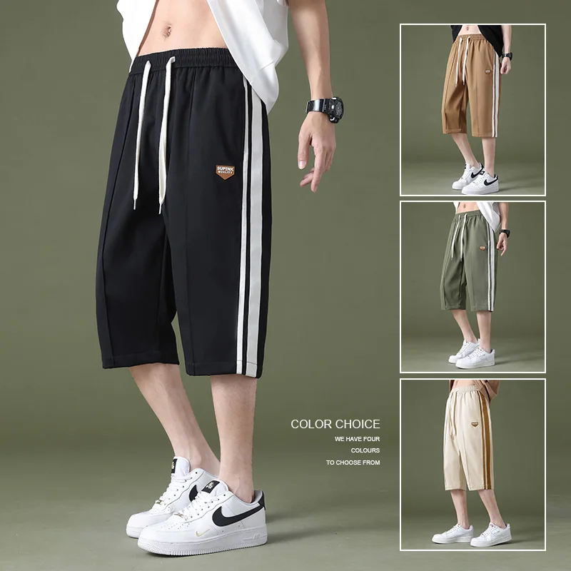Beach Pants Summer Shorts Men's Clothing Men's Casual Trouser Fashion Man Outdoors Sweatpants Streetwear Male Clothes Sportswear