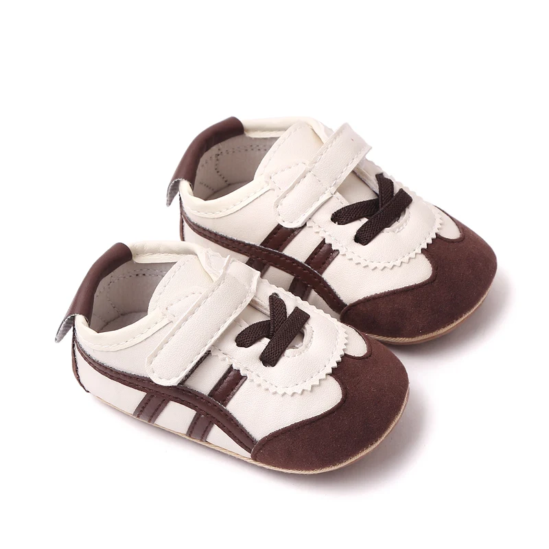 Baby Unisex Sneaker Soft PU and Anti-slip TPR Baby Spring and Autumn Prewalking Shoes Toddler 3 to 6 Month First Step Shoes baby shoes baby sandals