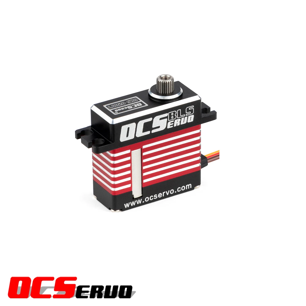 OCS-D2007 브러시리스 모터 하이 토크 서보 스틸 기어, 모든 CNC 케이스, 미드 사이즈 BLS, 8.4V, 20kg.cm, 51g, 0.07S, 60 °
