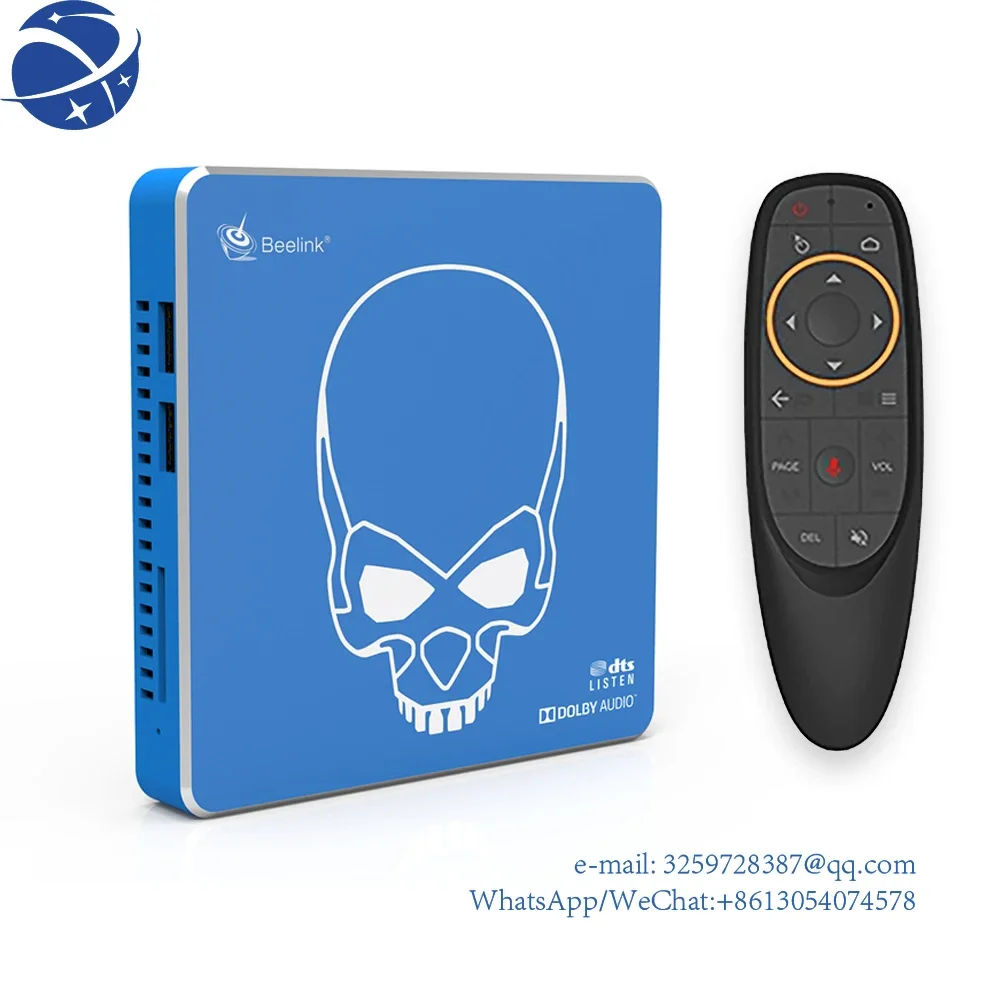 

YYHC новая ТВ-приставка android 9,0 gt king pro amlogic s922x-h шесть ядер 4 Гб ddr4 64 Гб emmc смарт-приставка с поддержкой голосового управления