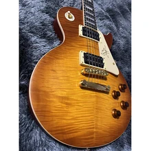 

Classic brand electric guitar, exquisite tiger pattern surface, quality assurance, professional performance level.