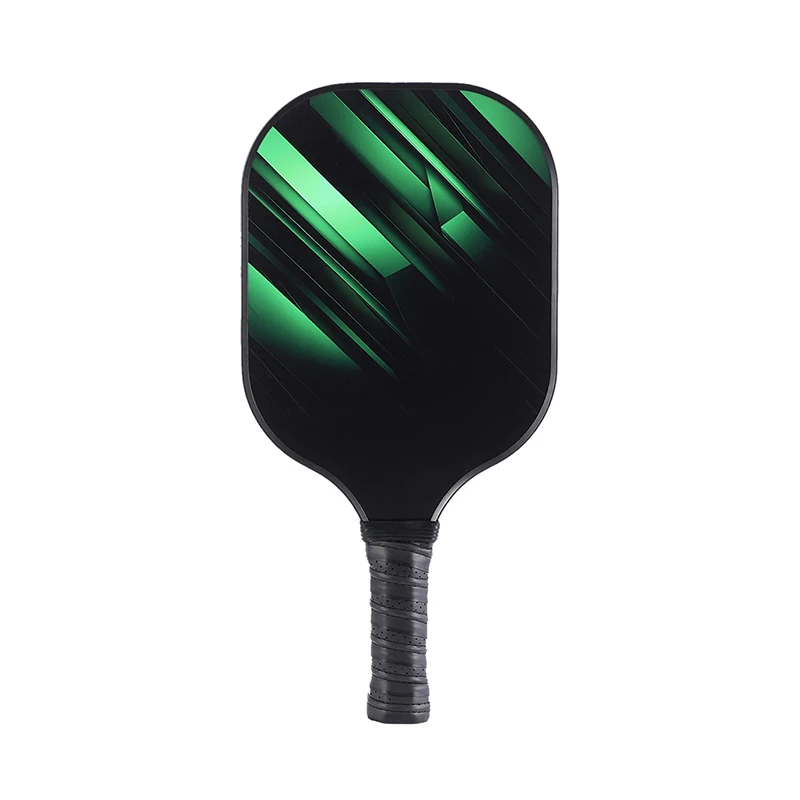 

GojoyLiu New Arrivals Green Black Color Fiberglass Pickleball Paddles Lightweight Professional Racket Outdoor Sport