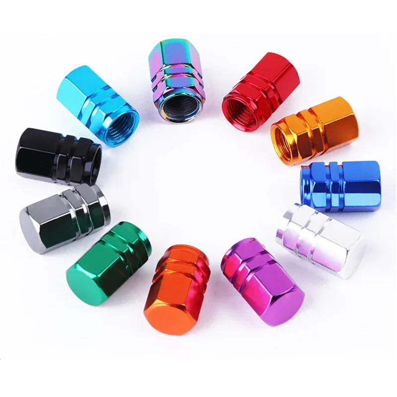 8 Tappi Valvola Auto In Lega Di Alluminio Blu – Coprioblo Antipolvere Universali, Anodizzati, Per Auto E Moto, Accessori Di Stile