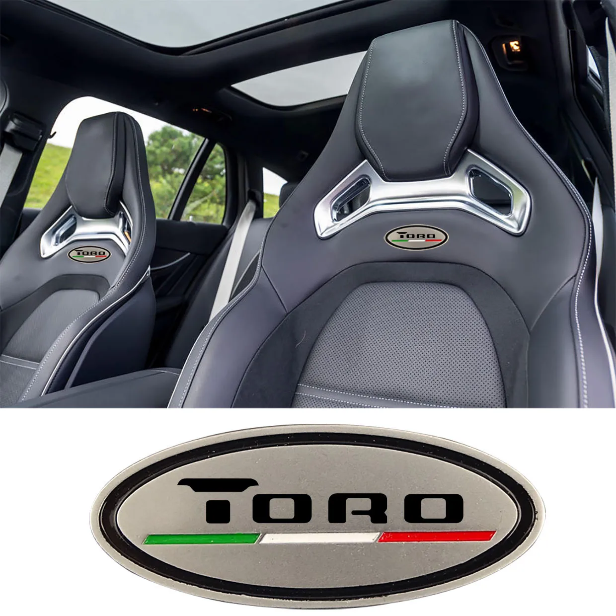 Auto Poggiatesta Sedile Badge Sticker Per Fiat Asfa Hibbravo Doblo Linea Mobi Palio Tipo Ece Ock Panda Punto Accessori Auto