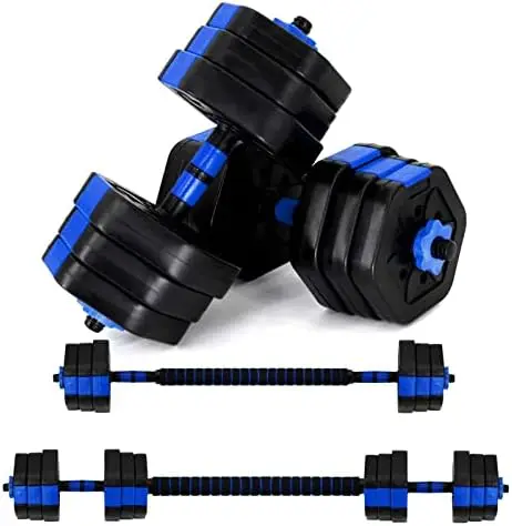 

Sets Adjustable Weights, Free Weights Dumbbells Set with Connector, Non-Rolling Adjustable Dumbbell Set, Weights Set for Home Gy