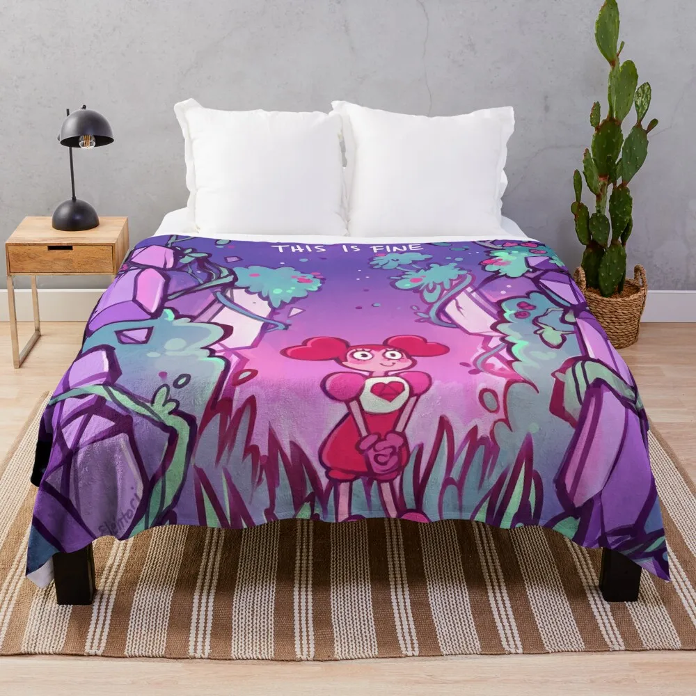

This is Fine Throw Blanket Flannel Warm Blankets