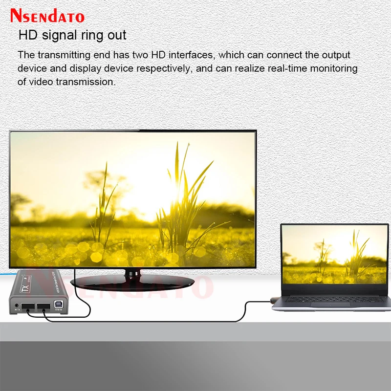 4K HDMI KVM USB Extender 20Km Over Optic fiber HDMI Video Audio Transmitter Receiver kits For keyboard mouse Switch For PS4 TCP