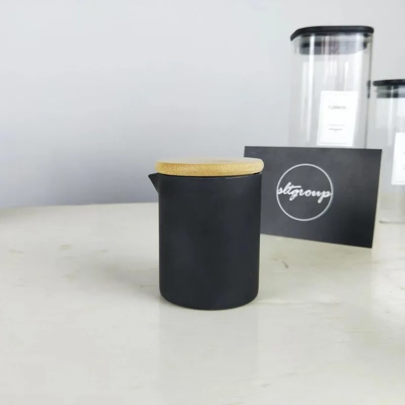

Black Glassware Home Tool for Candle Making Sealed Glass Jars with Spot